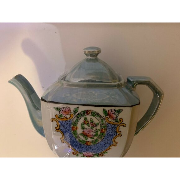 Vintage Fine China Sugar Bowl Made in Japan Rose Gold Flaw Chip On Spout - Picture 4 of 9